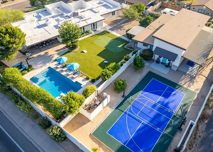 Charming Desert & Casitas With Sportcourt & Pool Ferienhaus *