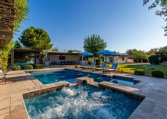 Charming Desert & Casitas With Sportcourt & Pool Ferienhaus Phoenix